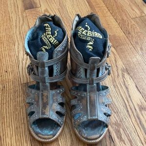 Freebird by Steven Conner Ice Leather Sandal